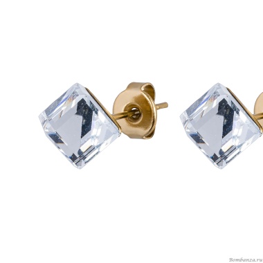 Пусеты Fiore Luna, Cristal, SWE0127/2 C G Пусеты Fiore Luna, Cristal, SWE0127/2 C G